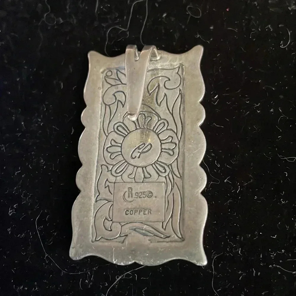 Carolyn pollack carnelian pendant - Picture 2 of 4